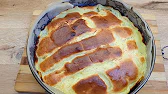 Apfelkuchen mit Pudding