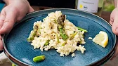 Einfaches Risotto mit Spargel