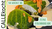 Fischroulade von Kabeljau und Wirsing