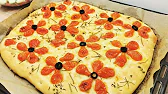 Focaccia mit Tomaten und Kräutern