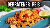 Gebratene Reis mit Garnelen