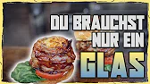 Gefüllter Burger mit Whiskey-Zwiebeln und Speck