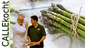 Grüner Spargel als Salat