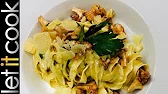 Hausgemachte Tagliatelle mit Pfifferlings Rahm