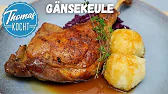 Knusprige Gänsekeulen zubereiten