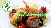 Kohlrouladen mit Püree wie bei Oma