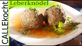 Leberknödel selber machen - Für Suppe oder auf Sauerkraut