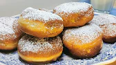 Luftige Berliner mit Karamell-Creme - Ponchiki