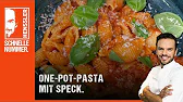 One-Pot-Pasta mit Speck Rezept von Steffen Henssler