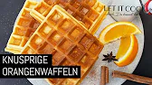 Orangenwaffeln mit Buttermilch