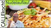 Pasta Auflauf mit Schinken und Käse