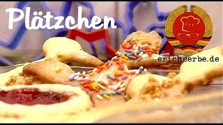 Plätzchen aus Mürbeteig