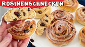 Rosinenschnecken backen