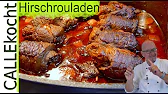 Rouladen vom Hirsch im Ofen selber machen