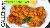 Wiener Schnitzel richtig panieren - soufflieren und knusprig braten