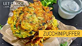 Zucchini Bratling mit Minzjoghurt Vegetarisch